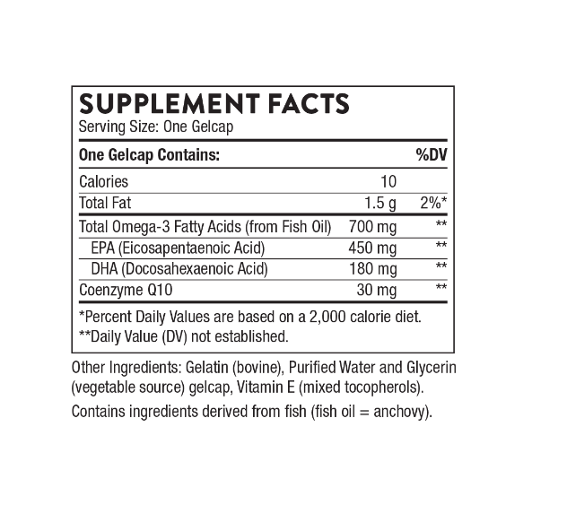 Thorne Omega-3 with CoQ10