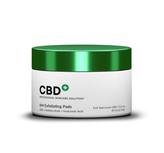 CBD+ AM Exfoliating Pads