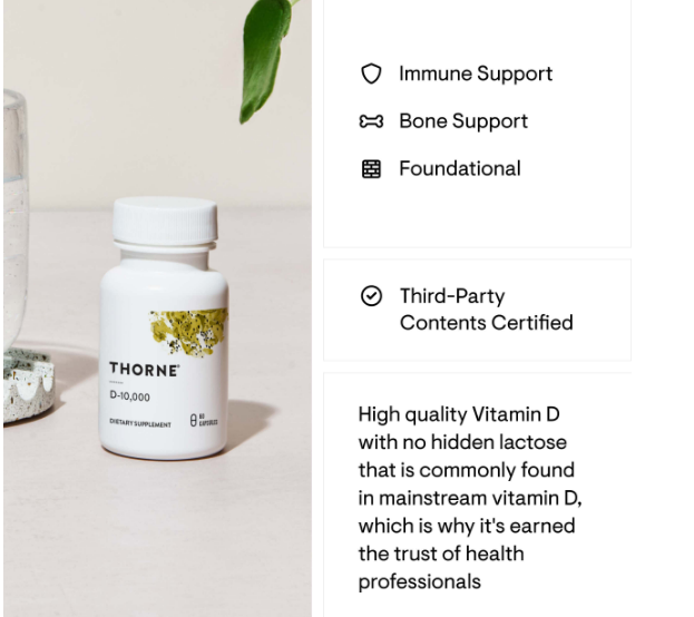 Thorne Vitamin D-10,000