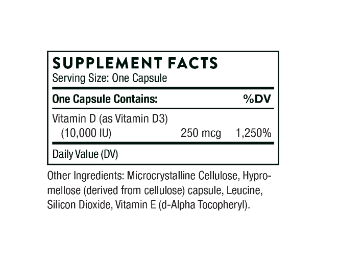 Thorne Vitamin D-10,000