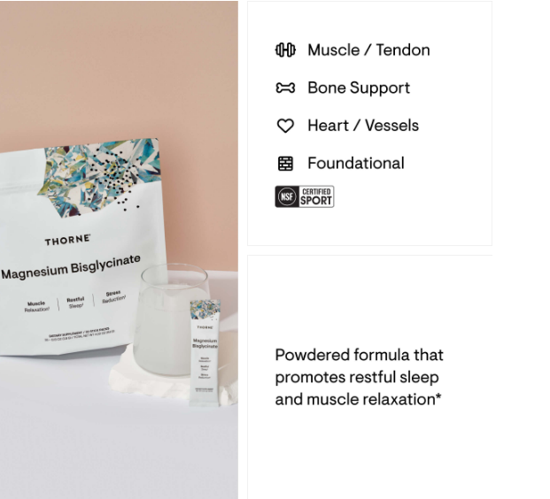 Thorne Magnesium Bisglycinate Travel Packs